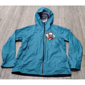 Mountain Hardwear Exposure/2 GoreTex Paclite Plus Jacket Mens XL Blue Waterproof